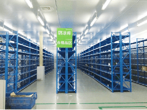 药品阴凉库建造工程内部图片