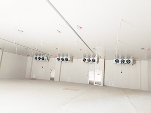 防爆冷库建造完工内景图