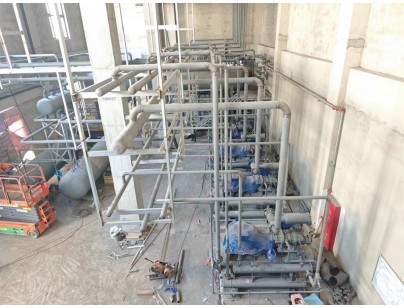 吉林珲春125000m3海洋经济产业园食品物流冷库建造工程案例