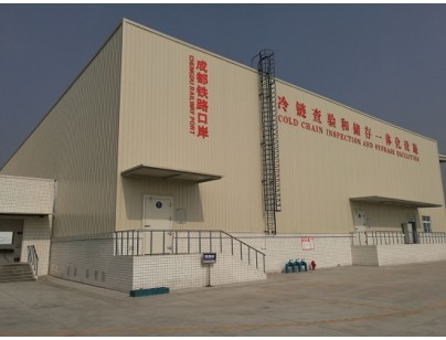 四川成都青白江铁路港物流园综合保税区进出口岸型物流冷库工程案例