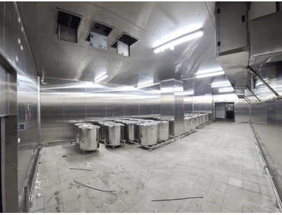 久久丫集团（滁州/天津）食品加工中央厨房配套冷库建造工程案例