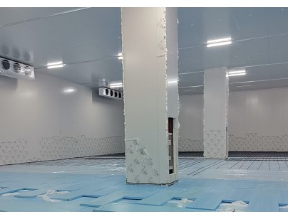 安徽翔威供应链14500m3保税区冷链物流冷库工程建造案例